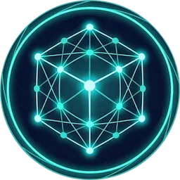 GraphLens logo representing telescropt objective with 3D-cube canstellation